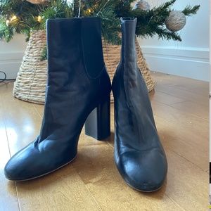 Women's Rag & Bone Black Leather Boots, 40